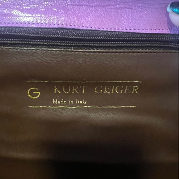 Kurt Geiger Purple Crossbody Bag - Picture 2 of 10